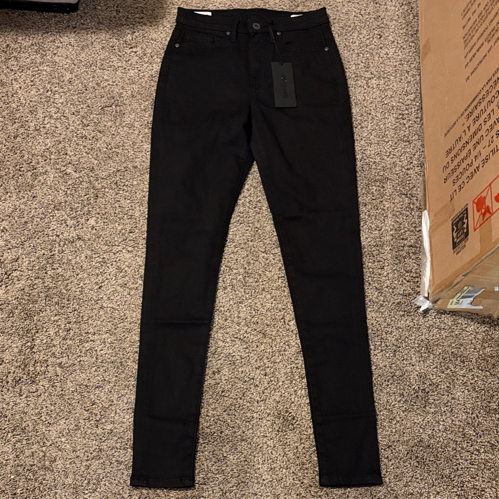 High-Rise Black Women’s Skinny Jeans